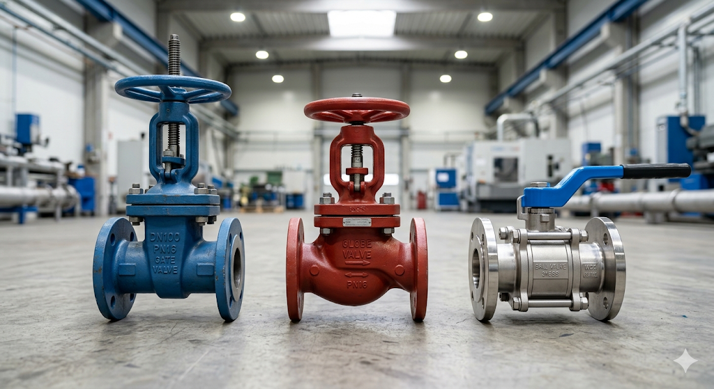 Mengenal Jenis-Jenis Valve Industri dan Fungsinya pada Sistem Perpipaan